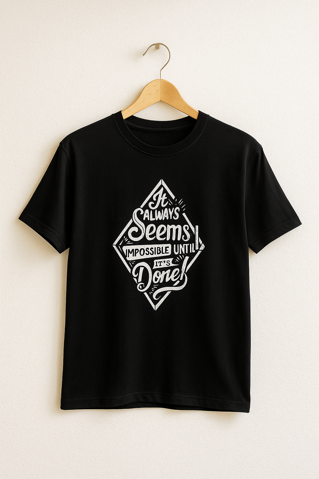 Black Printed T-Shirt