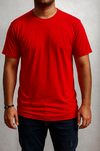 Red Plain T-Shirt