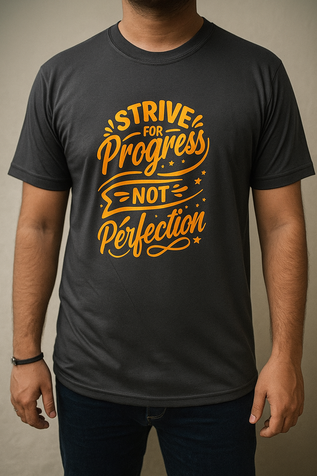 Grey Printed T-Shirt